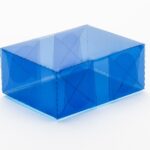 Caixa de Acetato E14 - 12,5x9x7 Azul Pacote C/ 50 unid FU